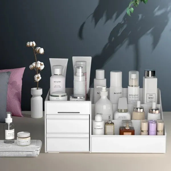Multipurpose organiser for storing cosmetics, stationery, etc.
