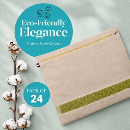 Premium Cotton Saree Covers with Zip