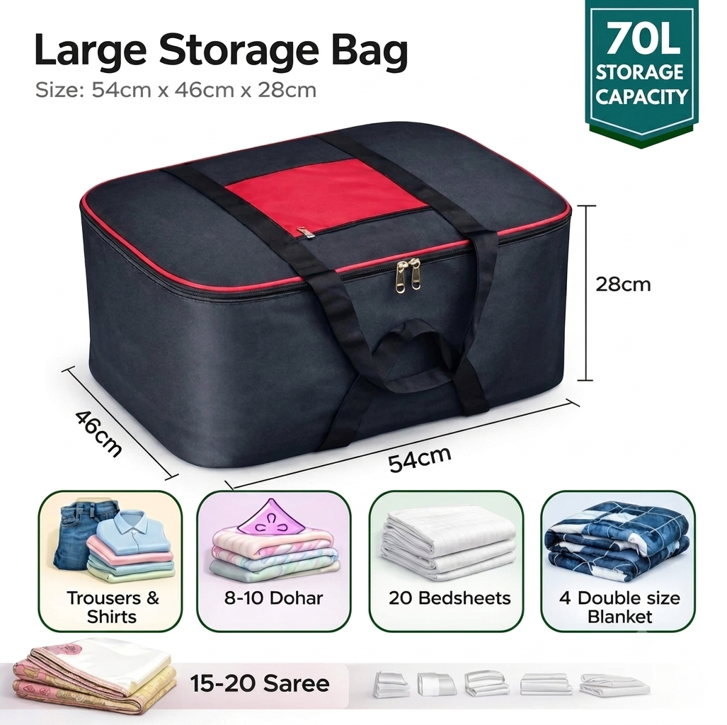 Premium Nylon Underbed Storage Bag